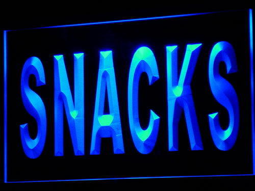Snacks Food Cafe Shop LED Light Sign